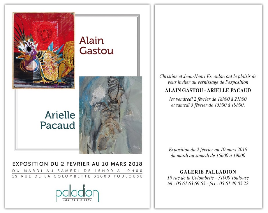 Expo Gastou et Pacaud au Palladion