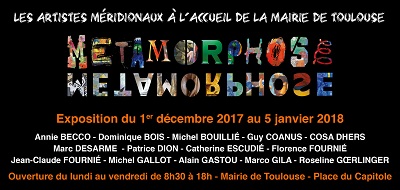 Invitation du vernissage à la Mairie de Toulouse